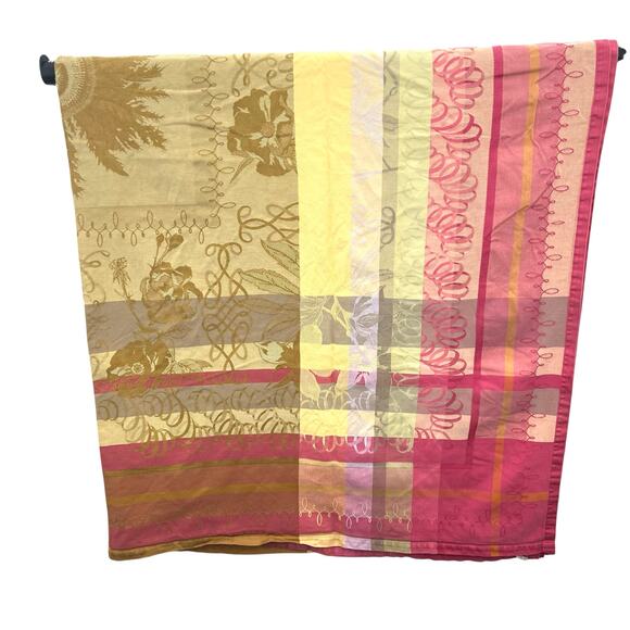 Garnier Thiebaut French Provençale sun flower cotton tablecloth - Picture 6 of 10